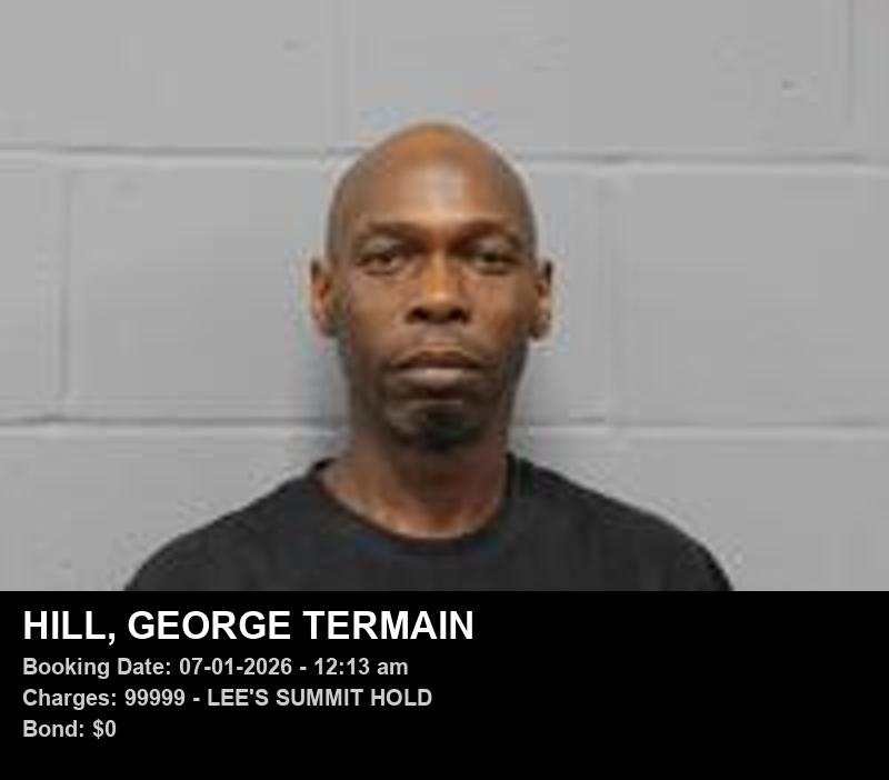 GEORGE TERMAIN HILL booking photo