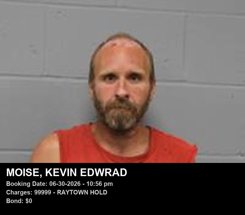 KEVIN EDWRAD MOISE booking photo