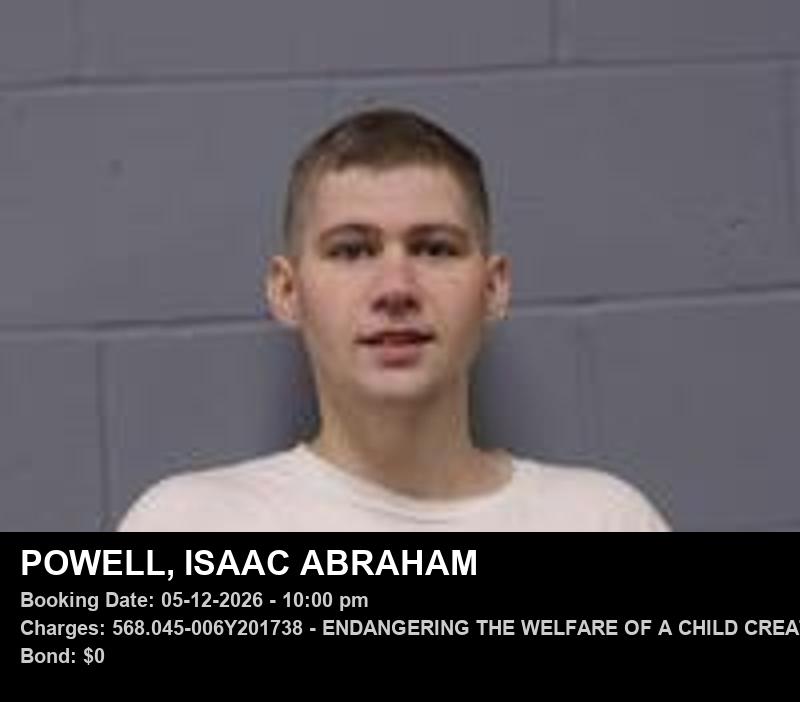 ISAAC ABRAHAM POWELL booking photo