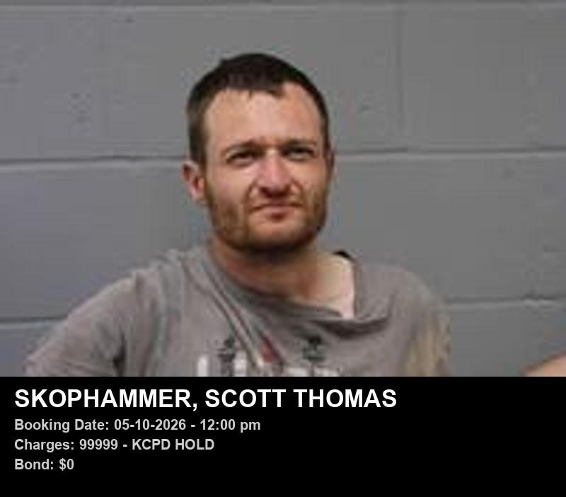 SCOTT THOMAS SKOPHAMMER booking photo
