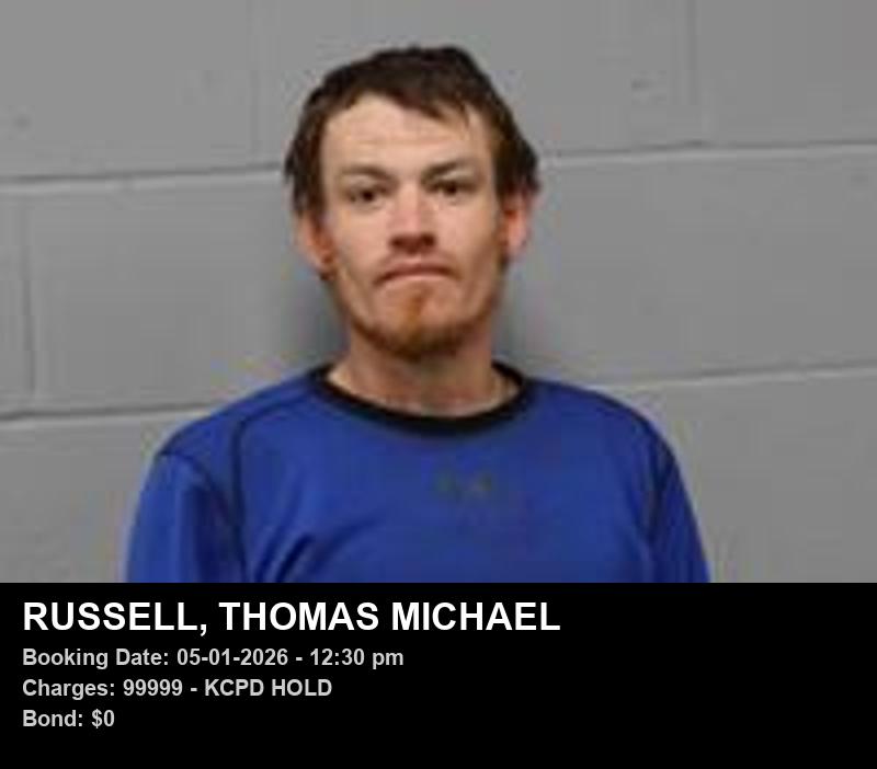THOMAS MICHAEL RUSSELL booking photo