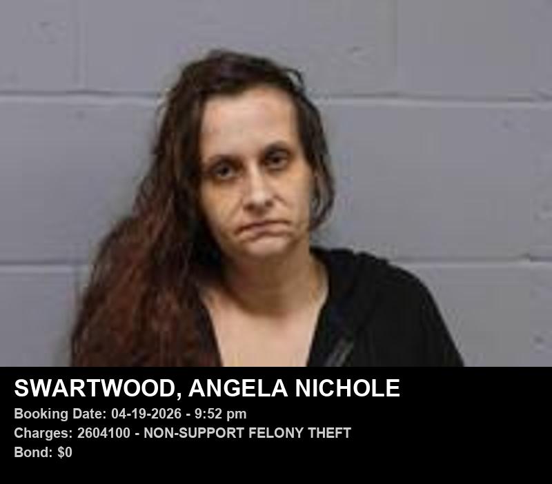 ANGELA NICHOLE SWARTWOOD booking photo