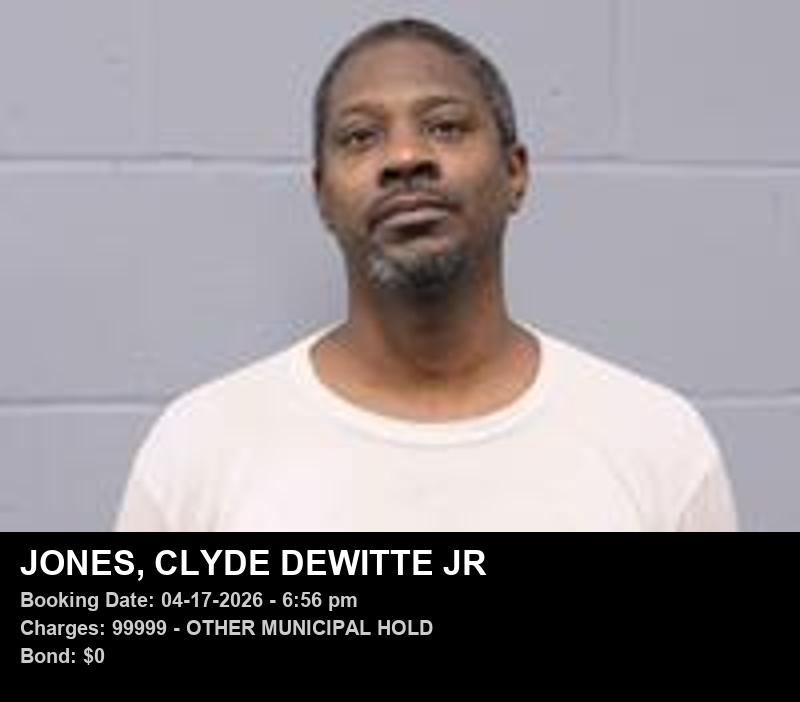 CLYDE DEWITTE JR JONES booking photo