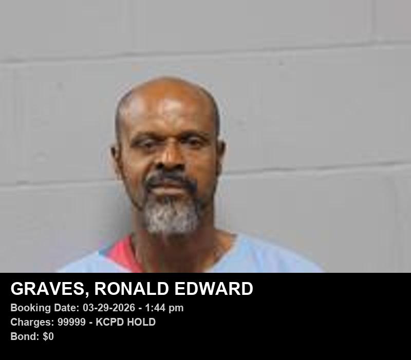 RONALD EDWARD GRAVES booking photo