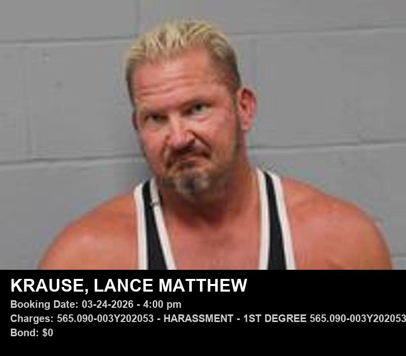 LANCE MATTHEW KRAUSE booking photo