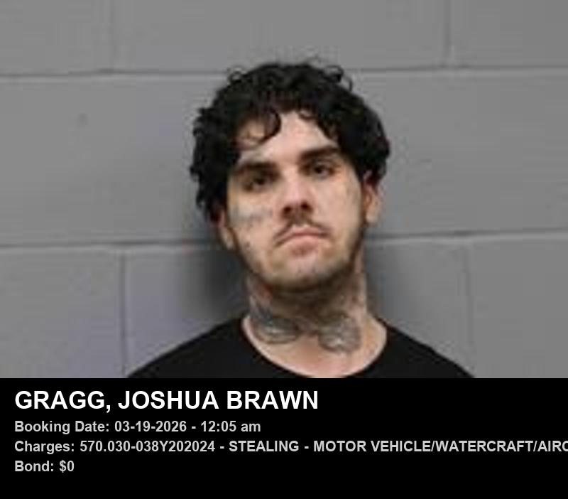 JOSHUA BRAWN GRAGG booking photo