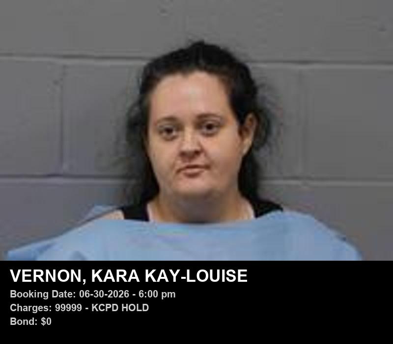 KARA KAY-LOUISE VERNON booking photo