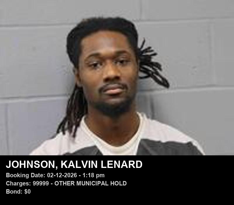 KALVIN LENARD JOHNSON booking photo