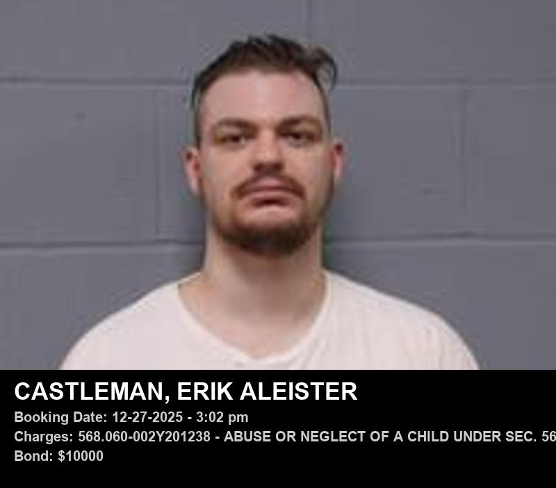 ERIK ALEISTER CASTLEMAN booking photo