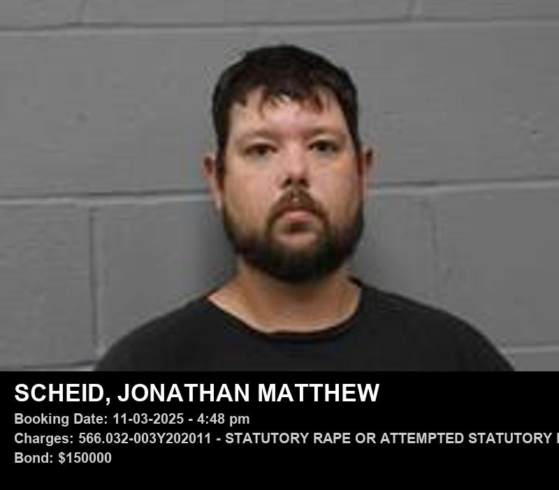 JONATHAN MATTHEW SCHEID booking photo