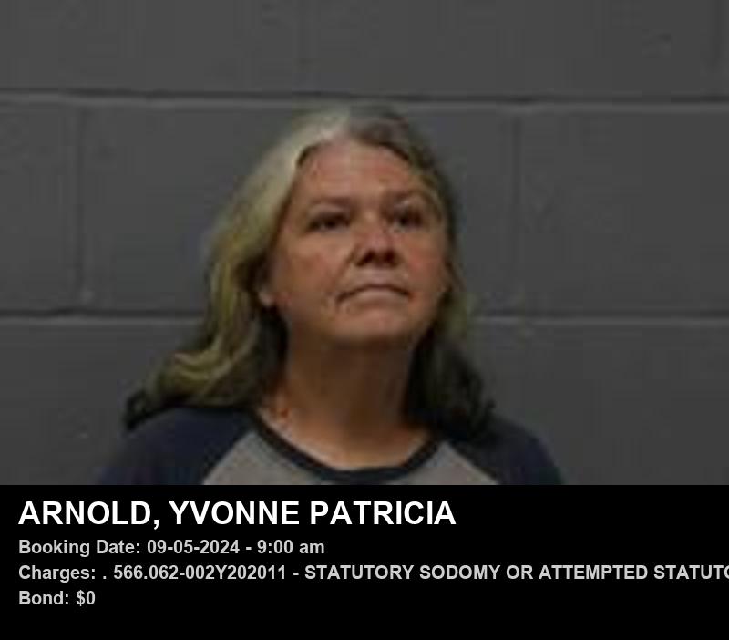 YVONNE PATRICIA ARNOLD booking photo