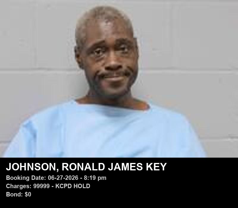 RONALD JAMES KEY JOHNSON booking photo
