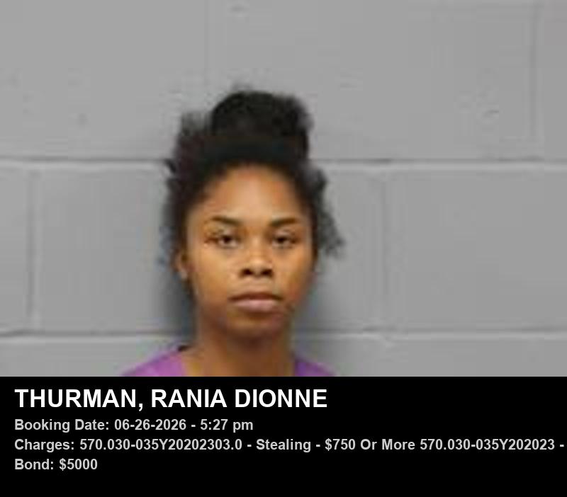 RANIA DIONNE THURMAN booking photo