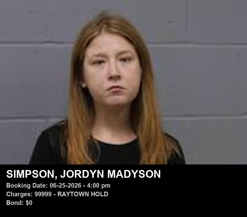 JORDYN MADYSON SIMPSON booking photo