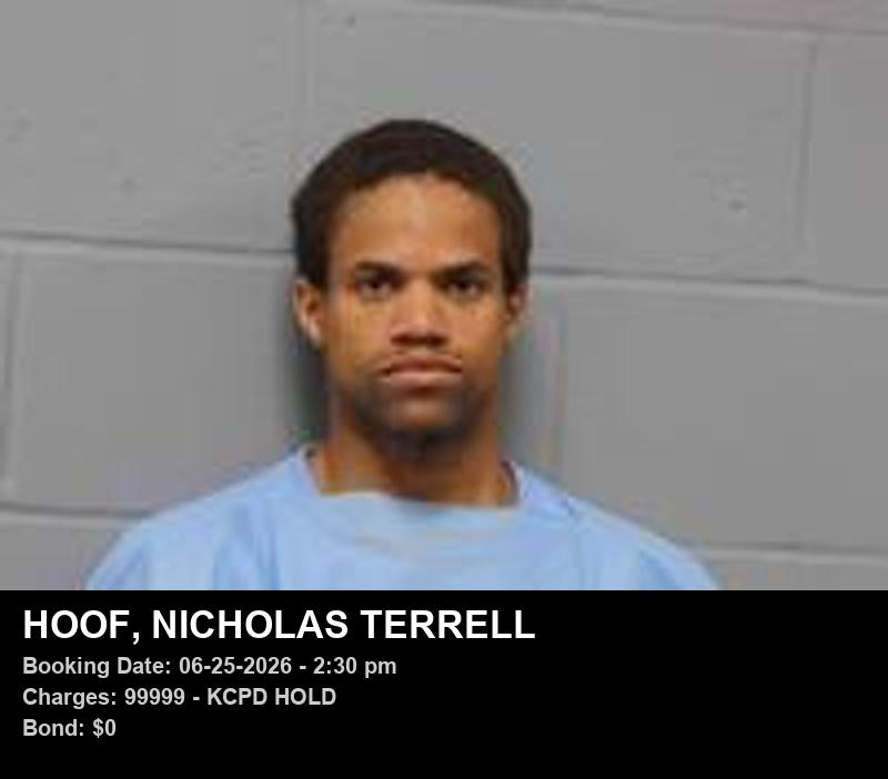 NICHOLAS TERRELL HOOF booking photo
