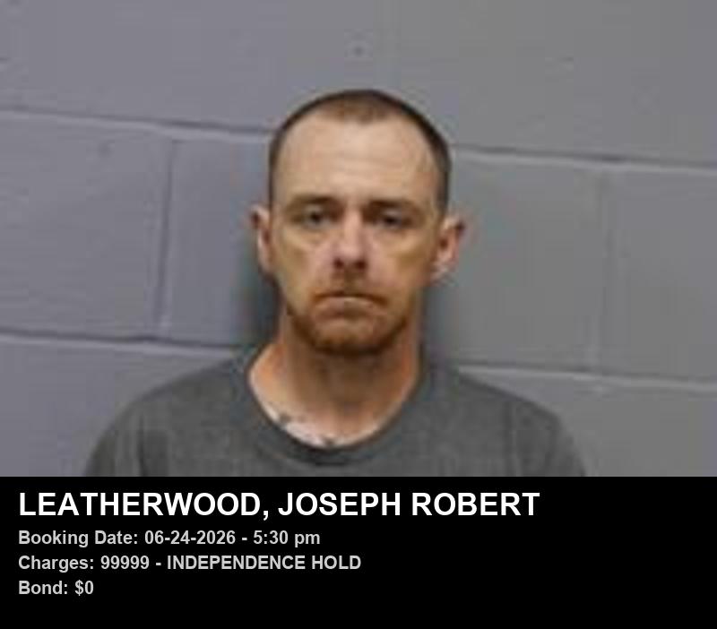 JOSEPH ROBERT LEATHERWOOD booking photo