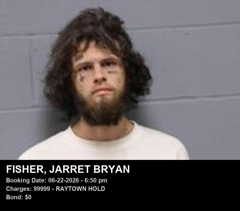 JARRET BRYAN FISHER booking photo