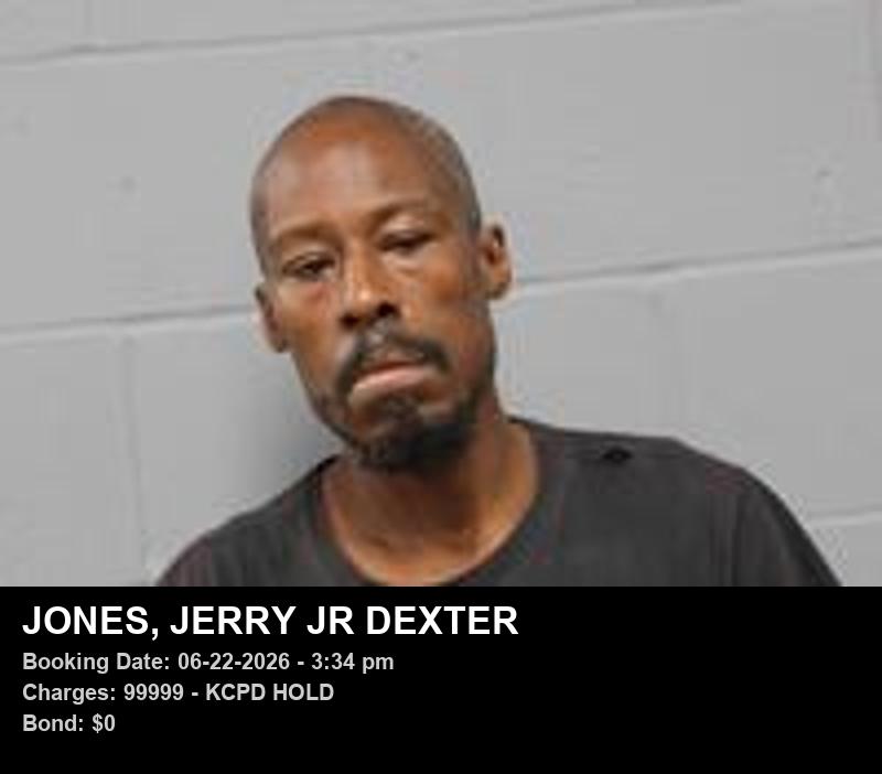 JERRY JR DEXTER JONES booking photo