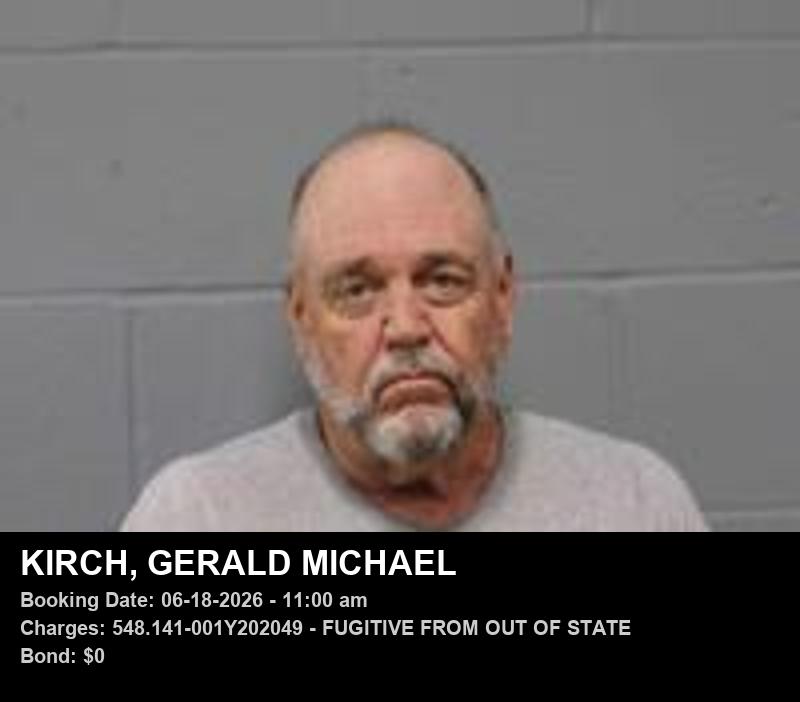 GERALD MICHAEL KIRCH booking photo