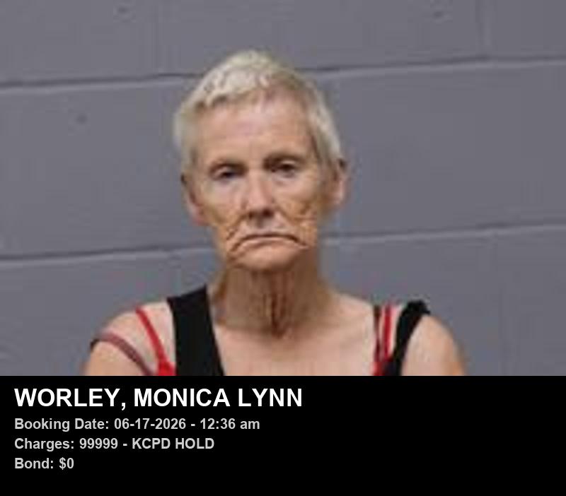 MONICA LYNN WORLEY booking photo