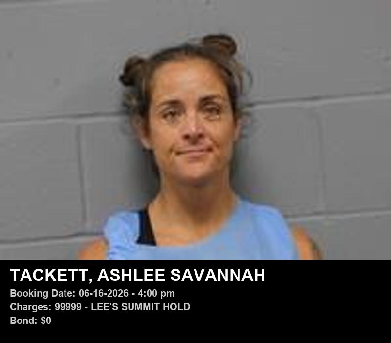 ASHLEE SAVANNAH TACKETT booking photo