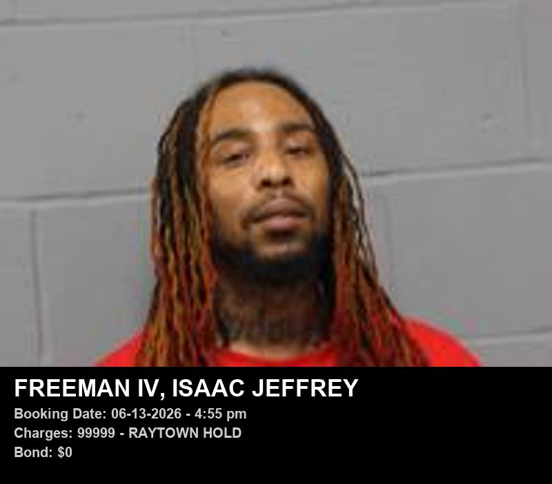 ISAAC JEFFREY FREEMAN IV booking photo