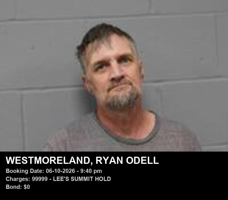 RYAN ODELL WESTMORELAND booking photo