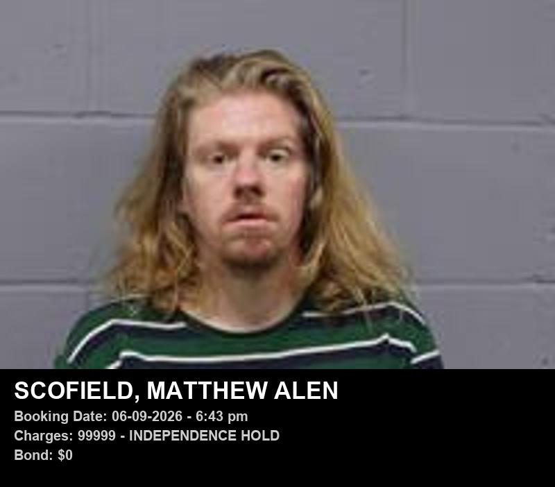 MATTHEW ALEN SCOFIELD booking photo