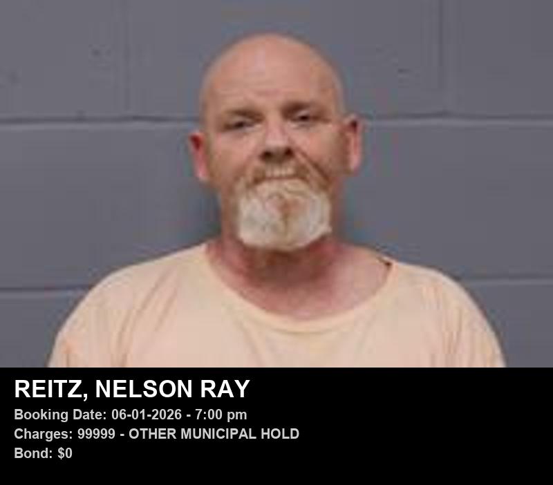 NELSON RAY REITZ booking photo