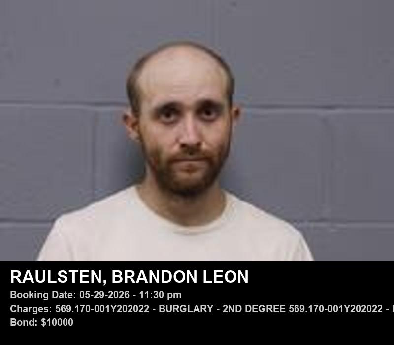 BRANDON LEON RAULSTEN booking photo