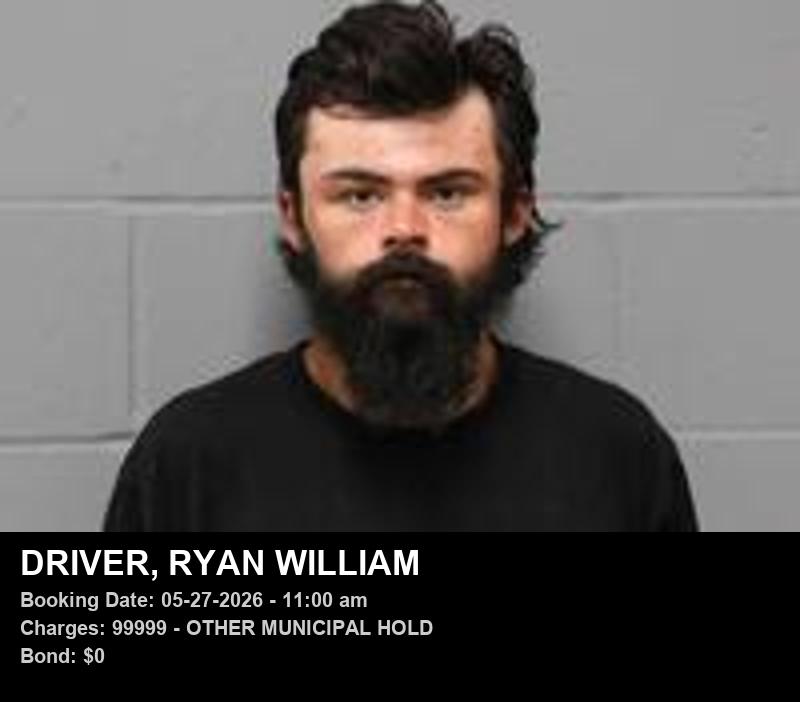 RYAN WILLIAM DRIVER booking photo