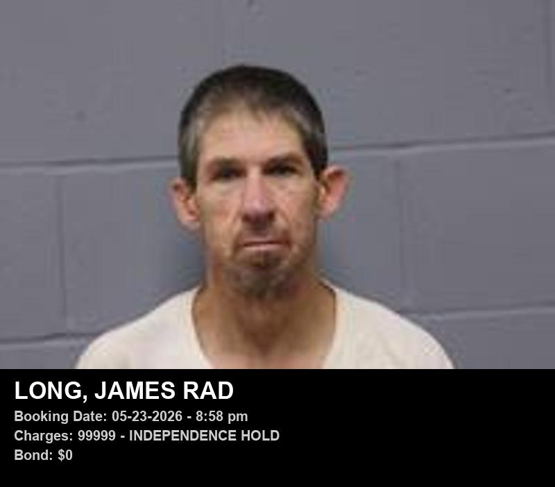 JAMES RAD LONG booking photo