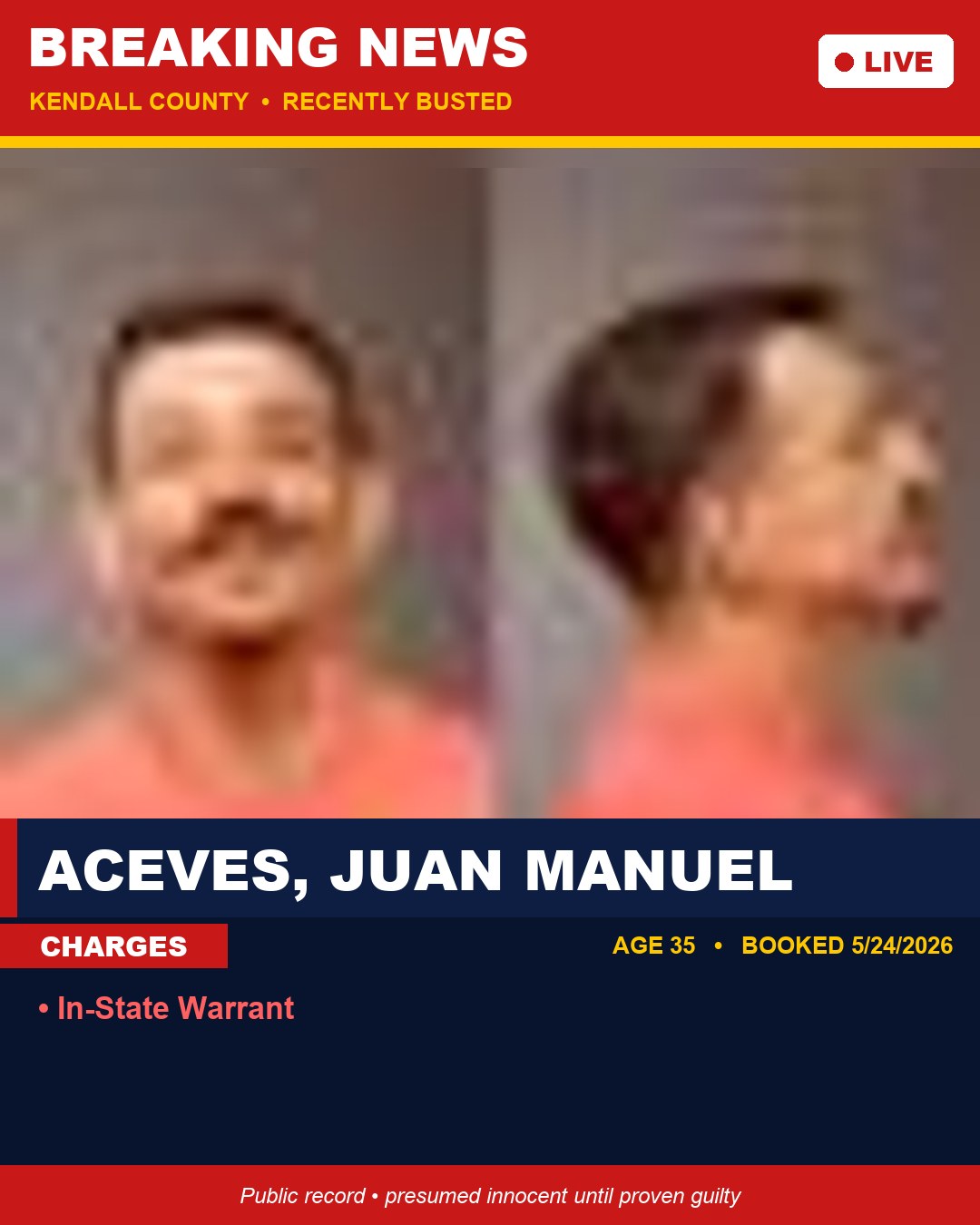 ACEVES, JUAN MANUEL booking photo