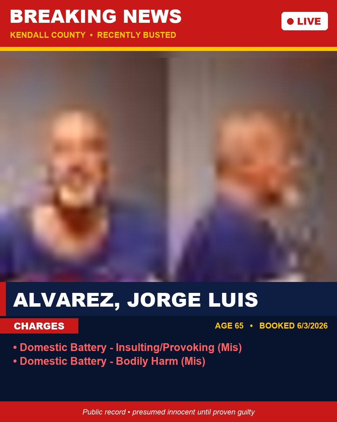 ALVAREZ, JORGE LUIS booking photo